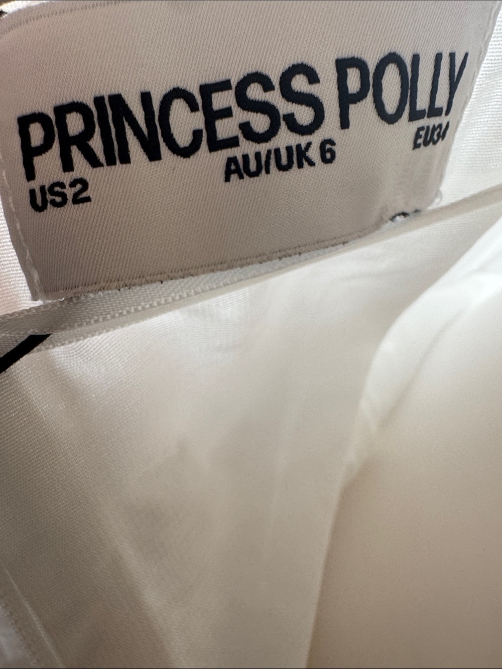 NWT Princess Polly Mckilah Mini Dress White Eyelet Bustier Graduation Sundress 2 - Picture 5 of 7